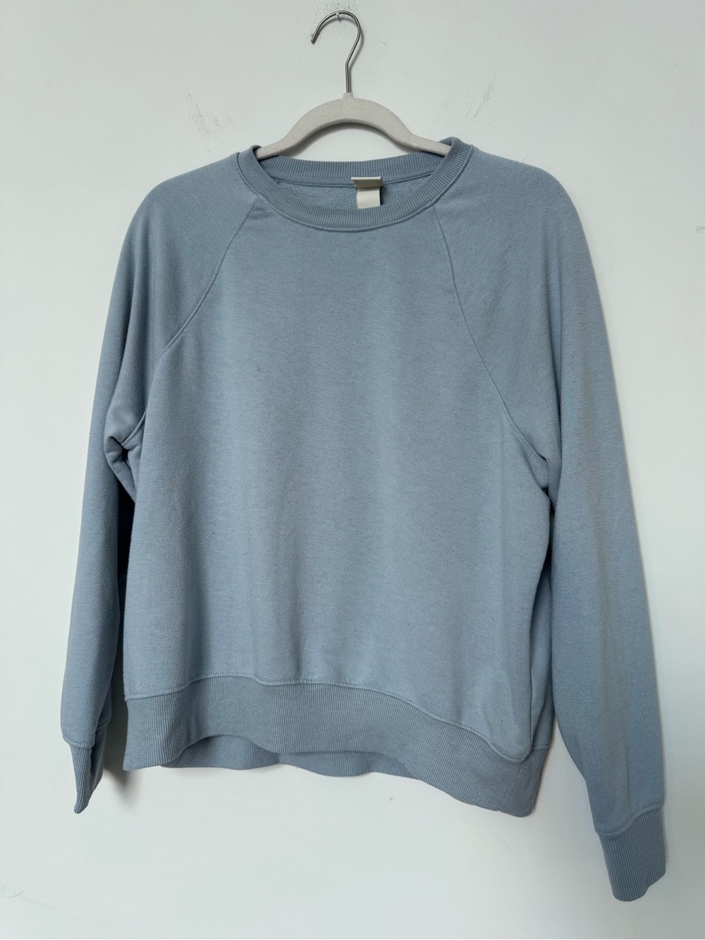 H&M Light Blue Crewneck Sweatshirt